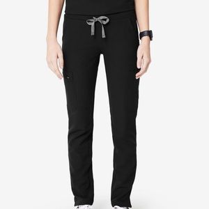 Figs Yola Black Skinny Bottoms